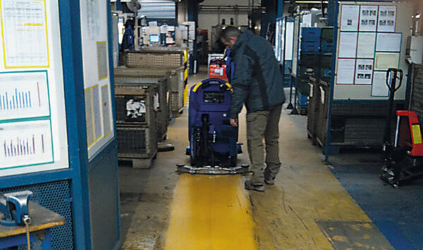 Bodenreinigung Industrie